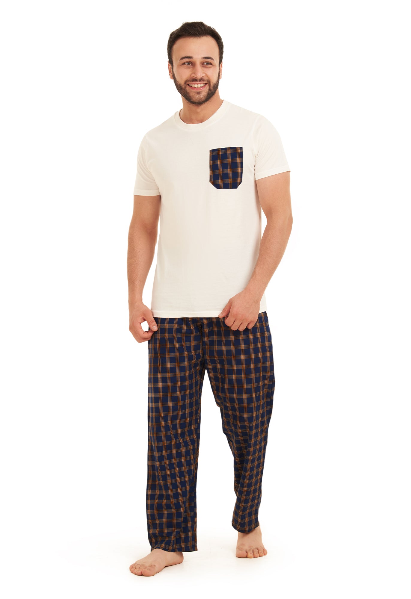 Mustard Checkered pajama